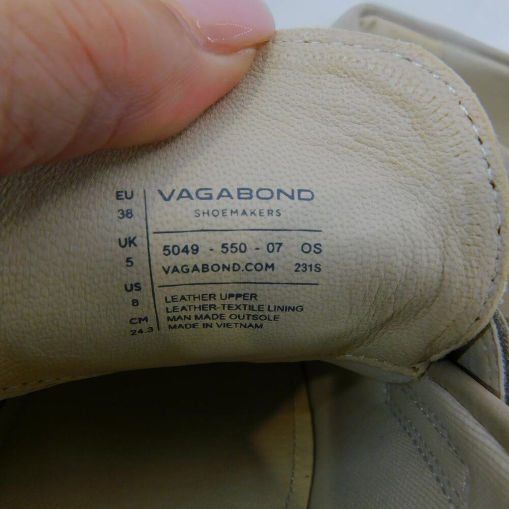 Vagabond Womens Tan Suede Leather Chunky Loafers Slip-on Size 8 New Shoes - Picture 8 of 11